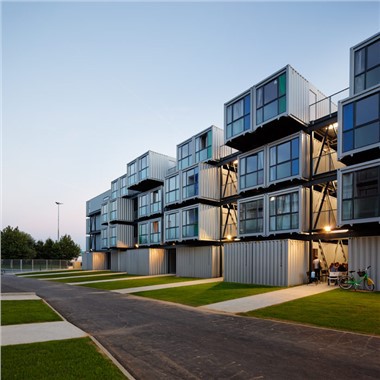 컨테이너 아파트 건물